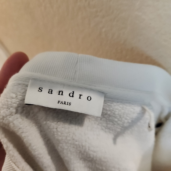 Sandro Paris Men's Amour Graphic Pullover Sweater Sweatshirt Small - Picture 5 of 8